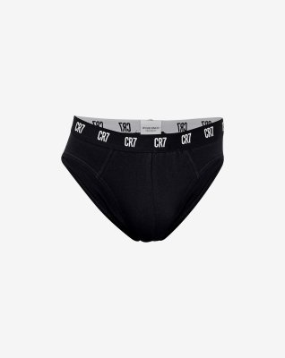 Briefs "basic" 3-pak | Bomuld | Sort -CR7