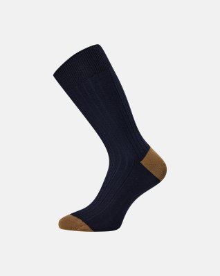 Strømper | Bambusviskose | Navy -Egtved