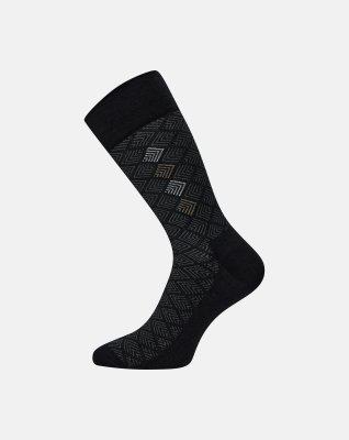 Strømper "no elastic" | Bomuld | Sort -Egtved