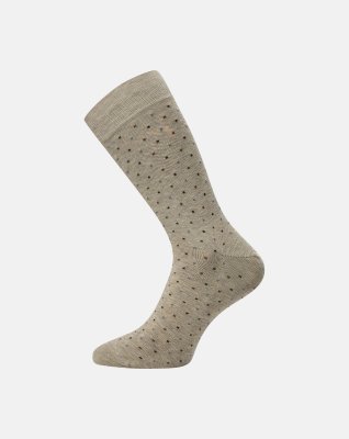Strømper | Bomuld | Beige -Egtved