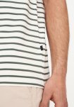 T-shirt "o-neck" | Bambusviskose | Grønstribet -Resteröds