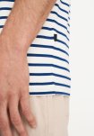 T-shirt "o-neck" | Bambusviskose | Blåstribet -Resteröds