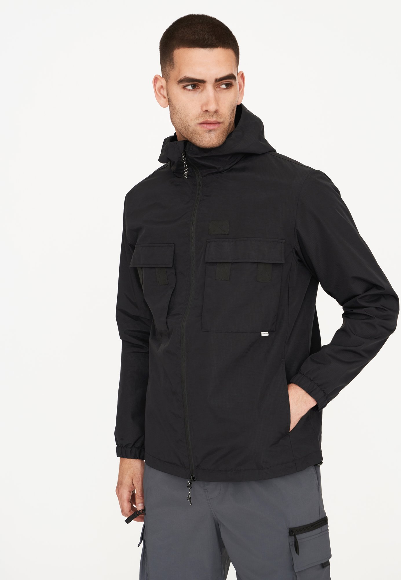 Jakke "shawn" | 100% polyester | Sort -Resteröds Jakke "shawn" | 100% polyester | Sort -Resteröds