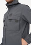 Jakke "shawn" | 100% polyester | Grå -Resteröds