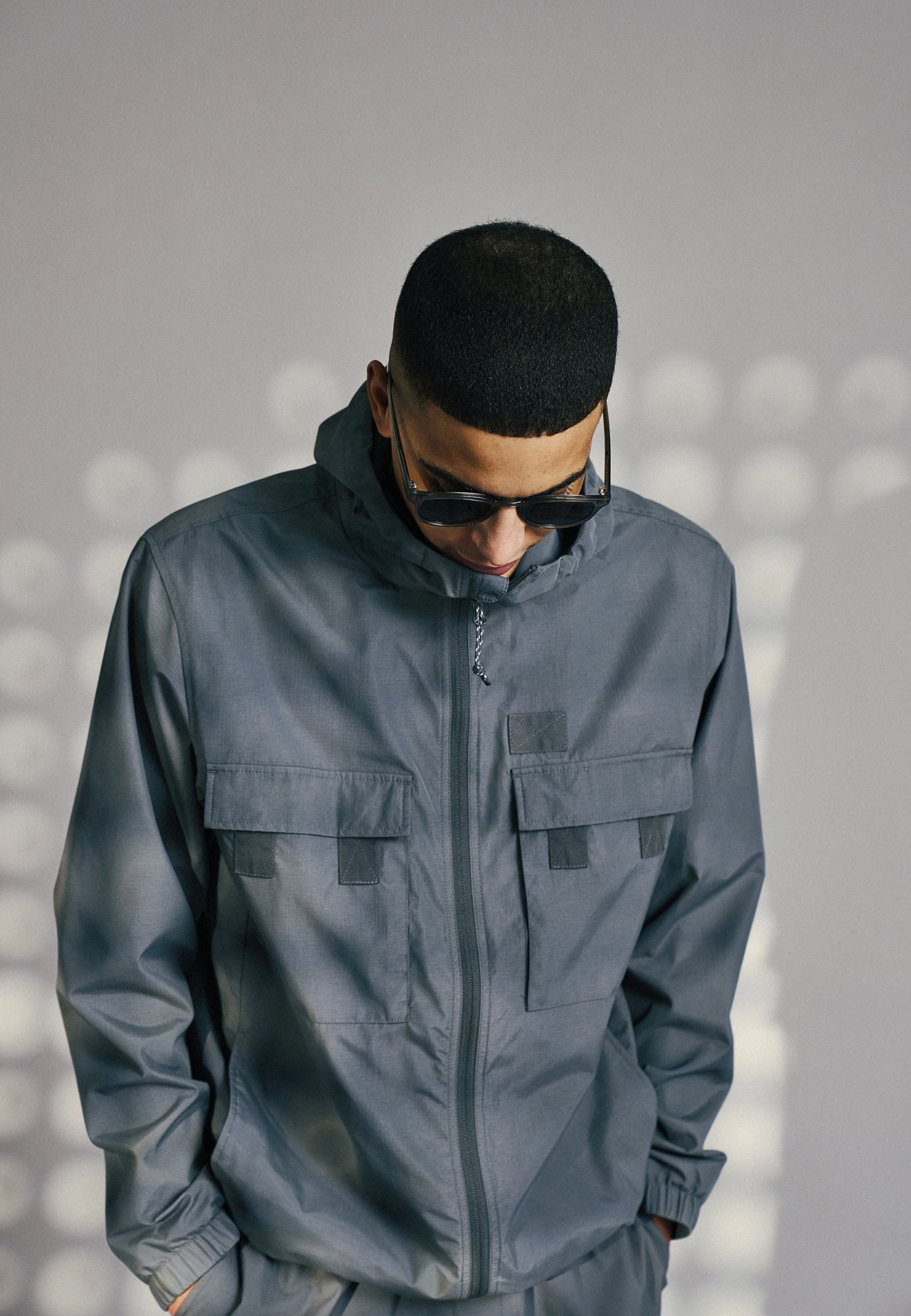 Jakke "shawn" | 100% polyester | Grå -Resteröds Jakke "shawn" | 100% polyester | Grå -Resteröds