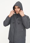 Jakke "shawn" | 100% polyester | Grå -Resteröds