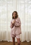 Langærmet pyjamasskjorte | Bambusviskose | Rosa -JBS of Denmark Women