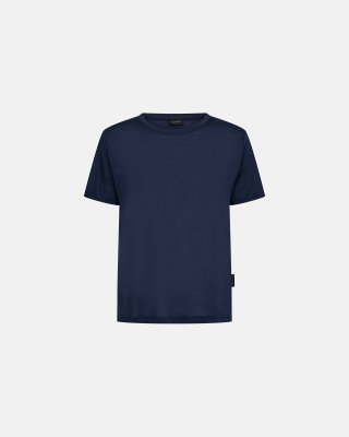 T-shirt | 100% uld | Navy