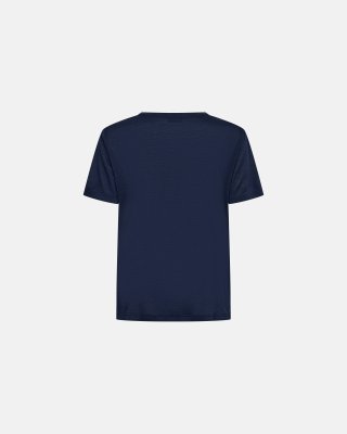 T-shirt | 100% uld | Navy