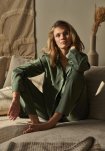 Pyjamasbukser "Seersucker" | Bambusviskose | Grøn -JBS of Denmark Women