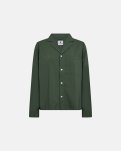 Pyjamasskjorte "Seersucker" | Bambusviskose | Grøn -JBS of Denmark Women