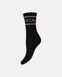 Strømper "tennis" 2-pak | Bomuld | Grå/sort -Hype the Detail