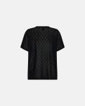 T-shirt "oversize mesh" | Polyamid | Sort -Hype the Detail