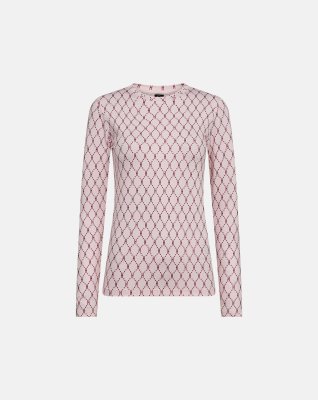 Bluse "logo" | Polyester | Rosa -Hype the Detail