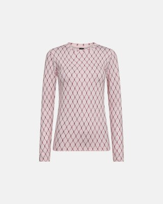 Bluse "logo" | Polyester | Rosa