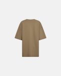 Sweat t-shirt "oversize" | Polyester | Sand -Hype the Detail