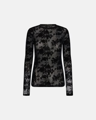 Bluse "blonde" | Polyamid | Sort