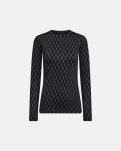 Bluse "logo" | Polyester | Sort -Hype the Detail