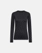 Bluse "logo" | Polyester | Sort - Hype the Detail