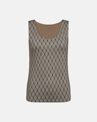 Top "logo" | Polyester | Sand