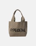 Skuldertaske "logo"  | 100% polyester | Sand -Hype the Detail