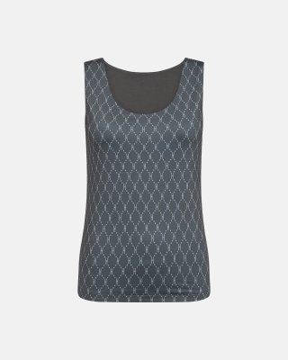 Top "logo" | Polyester | Grå