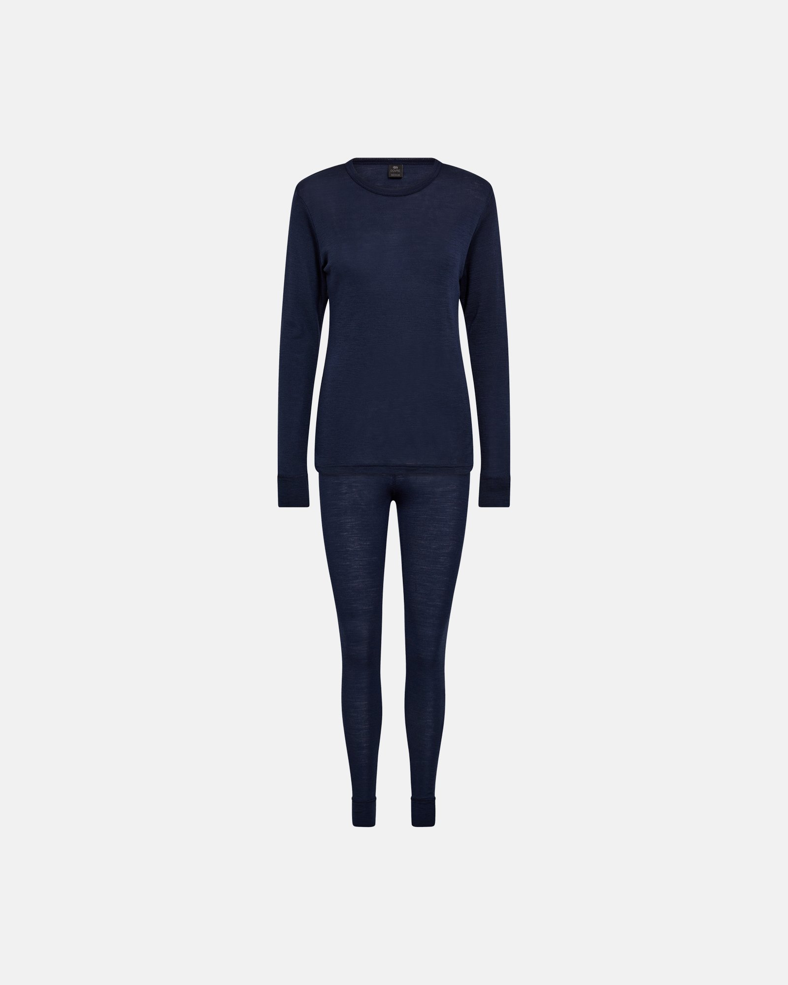 Langt undertøjssæt | 100% uld | Navy -Dovre Women