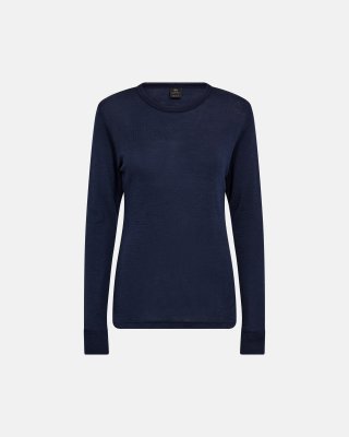 Langt undertøjssæt | 100% uld | Navy