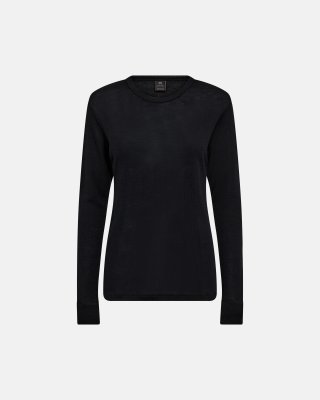 Langt undertøjssæt | 100% uld | Sort