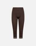 Capri leggings "seamless" | Polyamid | Brun -Decoy