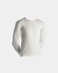 Langærmet t-shirt | 100% merino uld | Hvid - Dovre