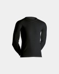 Langærmet t-shirt | 100% merino uld | Sort -Dovre