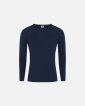 Langærmet t-shirt | 100% merino uld | Navy - Dovre