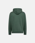 Hoodie "zip" | Bomuld | Grøn -Resteröds
