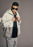 Hoodie "zip" | Bomuld | Lys grå -Resteröds