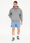 Hoodie "zip" | Bomuld | Lys grå -Resteröds