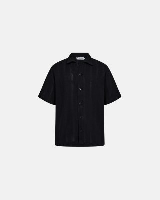 Kortærmet skjorte "kirk" | Polyester | Sort