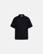 Kortærmet skjorte "kirk" | Polyester | Sort - Resteröds