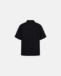 Kortærmet skjorte "kirk" | Polyester | Sort -Resteröds