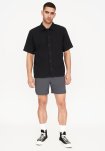 Kortærmet skjorte "kirk" | Polyester | Sort -Resteröds