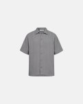 Kortærmet skjorte "kirk" | Polyester | Grå -Resteröds