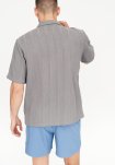 Kortærmet skjorte "kirk" | Polyester | Grå -Resteröds