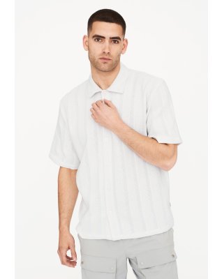 Kortærmet skjorte "kirk" | Polyester | Hvid -Resteröds
