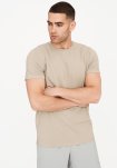 T-shirt "o-neck" | Bambusviskose | Beige -Resteröds