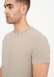 T-shirt "o-neck" | Bambusviskose | Beige -Resteröds