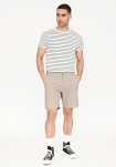 Shorts "chin" | Bomuld | Lys grå -Resteröds
