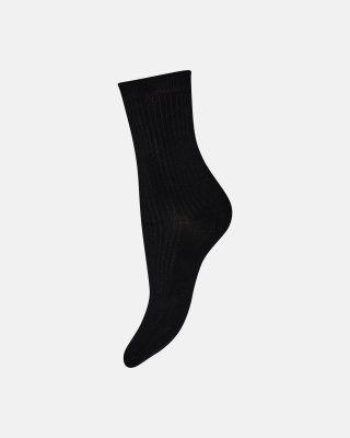 Ankelstrømper 3-pak | Bambusviskose | Sort/grå