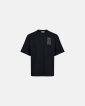 T-shirt m. print "dev" | 100% bomuld | Sort - Resteröds