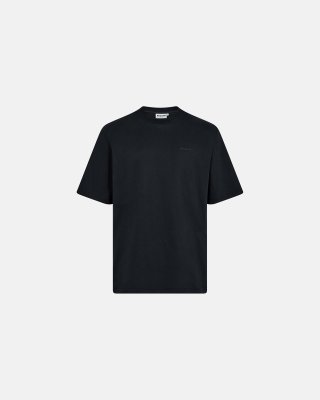 T-shirt m. print "tas" | 100% bomuld | Sort