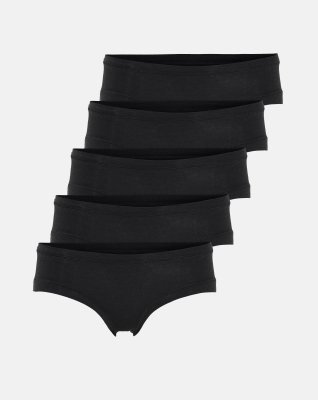 Hipster 5-pak | Bambusviskose | Sort -JBS of Denmark Women